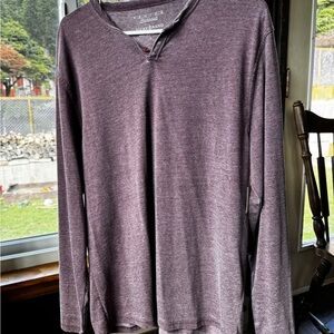 Lucky Brand Men's Purple Long Sleeve Shirt